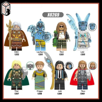 Siêu anh hùng Đồ chơi Lắp ráp Mô hình Super Hero Marvel Dc Comics Odin Frigga Thor Loki X0269