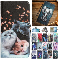 Unicorn Animal Print Leather Flip Phone Case For VIVO Y11 Y12 Y15 Y17 Y16 Y20 Y12S 2021 Y35 Y22 Y02S Y16 Y33T Wallet Book Cover
