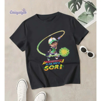 Boboiboy Supra /Boboiboy Galaxy Element Solar Supra cotton S-5XL