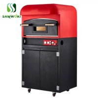 Italy Pizza maker Floor-standing electric kiln oven with locker Electric pizza baking oven Pizza Oven machine
