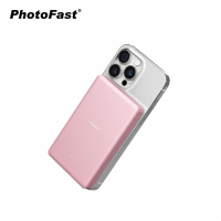 【Photofast】Mag Slim 10000mAh 超薄磁吸無線充行動電源-香檳金(支援Magsafe)-玫瑰金