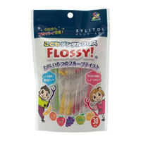 日本【UFC】 FLOSSY 兒童水果牙線 6色30入