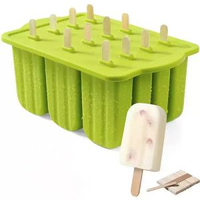食品級矽膠雪糕模具冰糕冰棒自制冰塊家用冷凍冰棒神器易脫模具