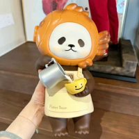 COCO PANPAN 300% Planet Bear Coffee Maker Figure Next Cup Will Be Better Exhibition Figure Store Decoration Gift Deisgner