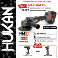 Máy cắt, máy mài  21V Hukan -AGS6400BL, mua bộ đầy đủ tặng kèm thân máy chuyên vít Hukan CVT555, hàn