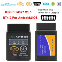 OBD2 Scanner ELM327 V1.5 ELM 327 V 1 5 Bluetooth-Compatible 4.0 OBD 2 Auto Car Diagnostic Tool OBD2 Code Reader OBD2 Android IOS