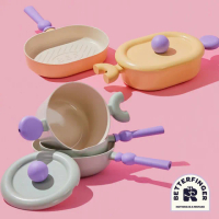 【NEOFLAM】韓國製Better Finger系列鑄造3鍋組(IH爐可用鍋/非鐵氟龍不沾塗層)