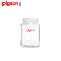 日本(Pigeon 貝親)第三代寬口玻璃奶瓶空瓶160ml