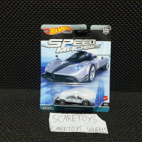 Hot Wheels Pagani zonda silver speed machines machine premium 2023
