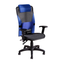 【LOGIS】阿爾傑人體工學三孔座墊辦公椅(電腦椅 主管椅 工學椅)