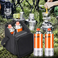 Anti Fall Outdoor Stove Gas Tanks Storage Bag with Handle for SOTO ST-310 Mini Stove Gas Tank Camping Storage Bag Accessories