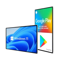 15 17 19 21.5 27 32 43 Inch Industrial Touch Screen Win10 I3 I5 Android Capacitive Touchscreen Lcd Monitor With Google Play