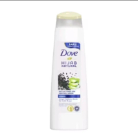 Dove Shampo Hijab Natural 135ml Anti Ktombe dan Menthol Dingin / habbatussauda & Aloe Vera 135 Ml