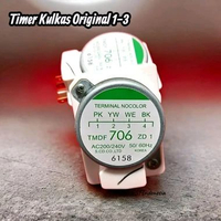 ​"Timer Kulkas Original 1-3 TMDF 706 ZD 1 S.CD.CO.LTD - Defrost Timer Kulkas 2 Pintu"