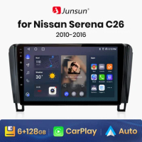 Junsun V1 AI Voice Wireless CarPlay Android Auto Radio for Nissan Serena C26 2010-2016 4G Car Multimedia GPS 2din autoradio