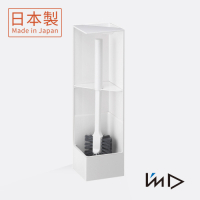 日本岩谷Iwatani RETTO直角/轉角隱藏式馬桶刷架2件組-1架1硬毛刷-3色可選