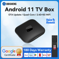 HAKO MINI 4K TV Box Android TV Box 2GB 8GB Streaming Media Player Bluetooth Voice Search Watch Movies Free &amp; Live TV