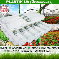 Plastik UV lebar 3 meter, 200 micron, UV 14 %