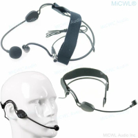 Pro Wireless Headset Condenser Microphone For Shure BeltPack Transmitter mini TA4F Cardioid Head Wear Mics
