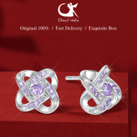 Chard Wake Anting Wanita Berlian Dilapisi Platinum Fashion Korea Anting Giwang Tusuk Cewek Original