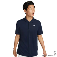 Nike 短袖上衣 男裝 Polo衫 排汗 藍 DH0858-451