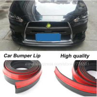 Car Bumper Lip For Mitsubishi Carisma Lancer Mirage GTO 3000GT Spoiler Body Kit Strip Front Tapes Body Chassis Side Protection