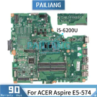 Mainboard For ACER Aspire E5-574 i5-6200U Laptop motherboard DA0Z8VMB8E0 SR2EY DDR4 Tested OK
