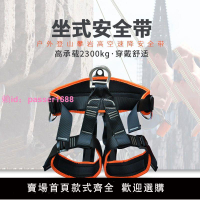 戶外登山攀巖安全帶高空作業裝備全身式半身坐式安全帶腰帶保險帶