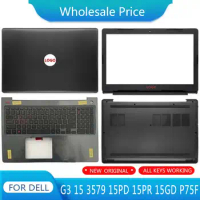 NEW For Dell G3 15 3579 15PD 15PR 15GD P75F Laptop LCD Back Cover Front Bezel Upper Palmrest Bottom Base Case Keyboard Hinges