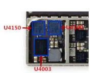 1set ( 3pcs ) U4100 U4150 U4003 touch ic for Iipad air 2 ipad6 6 air2