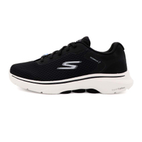 【手刀下單🤩滿額折扣進行中~~】 Skechers Go Walk 黑色 網布 免綁帶 發泡支柱 可機洗 休閒 運動鞋 男款 B4612【新竹皇家216636BKW】