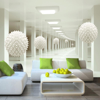 定制法式優雅客廳沙發電視背景墻壁紙3d立體歐式臥室裝飾壁畫墻紙