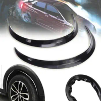Car Wheel Flare Extension Plastic Wheel Mudguard Flaring Extended Protector Stripe Mudguard Trim Auto Accessories