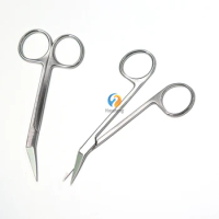 High Quality Converse Wilmer Nasal Scissors Angled Flat German Stainless Steel Rhinoplasty Surgery Scissor