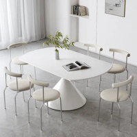 Round Folding Dining Table Chair Japanese Modern Design Dining Table Extension White Muebles De Cocina Living Room Furniture