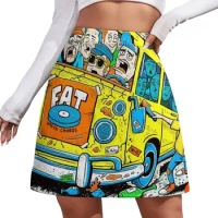 Fat Wreck Chord - Japan Tour Mini Skirt Skort for women sexy short mini skirts mini skirts skirt sets
