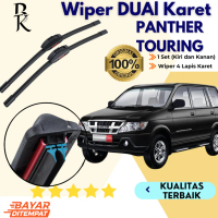 Wiper Double Karet / Dual Karet Mobil Isuzu Panther Touring / Grand Touring / Kapsul Frameless 1 Set