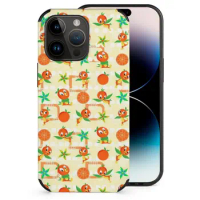 Orange Bird Phone Case For Apple Iphone 15 14 13 12 11 Pro Max Mini Plus Xr 8 7 Fiber Skin Case Orange Bird Orange Florida Walt