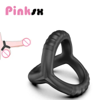 Luminous Male Penis Cock Ring On Sex Toys Delay Ejaculation Erection Sex Shop for Couple Penisring Man Dick Enlarger Rings