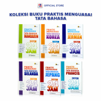 Buku Bahasa Belanda Prancis Jerman Korea Jepang Mandarin : Praktis Menguasai Tata Bahasa 24 Jam Baha