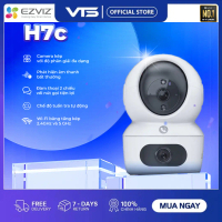 Camera Wifi EZVIZ 2 Mắt H7C 8MP 2K+ (4MP + 4MP) Cao Cấp, Xoay 360 Độ - Đàm Thoại 2 Chiều - Theo Dõi