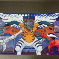 Digimon Playmat Chimairamon DTCG CCG Mat Trading Card Game Mat Anime Board Game Playmat &amp; Free Bag Desk Pad Mousepad 60x35cm