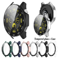 Case Tempered Glass for Huawei watch GT4 46mm Hard PC Protective Cover for Huawei GT4 46MM Screen Protector Bumper Accessories