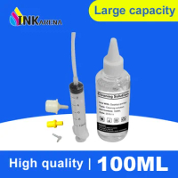 INKARENA 100ML PrintHead Printer Head Cleaning Solution Cleaning Liquid for Brother Inkjet Printers With Syringe And All Tools