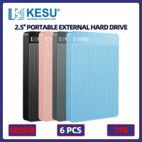 KESU Expansion HDD Drive Disk 500GB 1TB 6PCS USB3.0 External HDD 2.5" Portable External Hard Disk