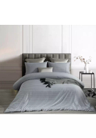Jean Perry Jean Perry 'Harley Tencel' 1600 Threadcount Jacquard Collection Bedsheet Set - Bicester - Vapour