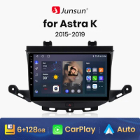 Junsun V1 AI Voice Wireless CarPlay Android Auto Radio for Opel Astra K 2015 2016 2017 2018 2019 4G Car Multimedia GPS 2din