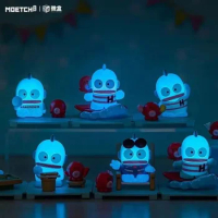 Miniso Blind Box Hangyodon Worry-Free Life Series Micro Box Luminous Ornaments For Birthday Gifts Trendy Animation Peripherals