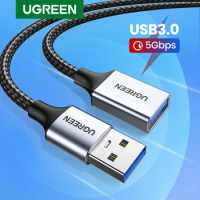 UGREEN USB Extension Cable USB 3.0 2.0 Extender Cord Type A Male to Female Data Transfer Lead for Playstation Keyboard Printer