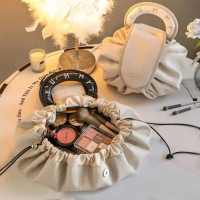 Túi đựng đồ trang điểm Leisure time sức chứa lớn chống thấm nước phong cách nhẹ nhàng sang trọng